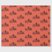 Ontdekkingsreiziger ontwerp - Glanzend omslagpapie Cadeaupapier (Vlak)