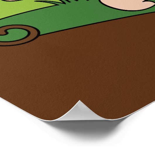 Ontdekkingsreiziger op een Oerwoud Safari Kinder R Poster (Hoek)