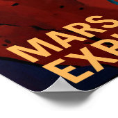 Ontdekkingsreiziger wilde op de reis naar Mars, Re Poster (Hoek)