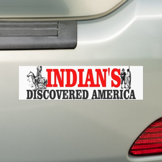 ONTDEKT BUMPERSTICKER (Op auto)