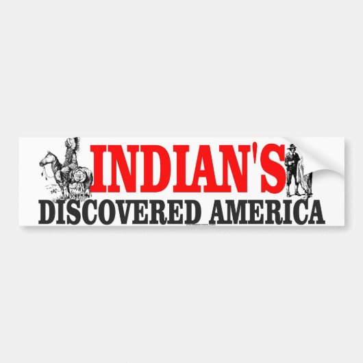 ONTDEKT BUMPERSTICKER (Voorkant)