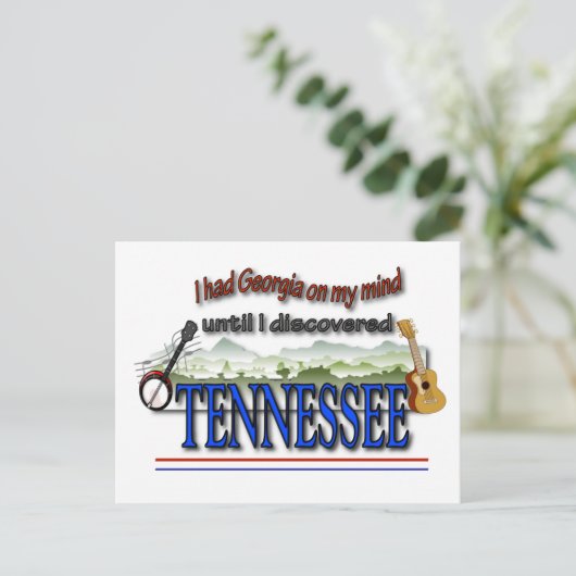 Ontdekt Tennessee Briefkaart (Staand voorkant)