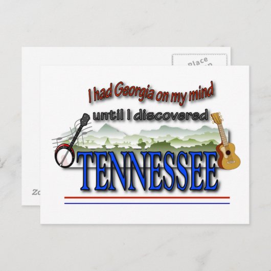 Ontdekt Tennessee Briefkaart (Voorkant / Achterkant)