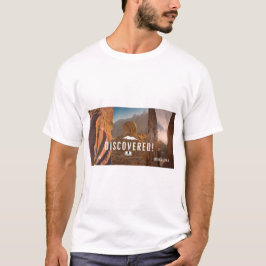 Ontdekte mediabanner t-shirt