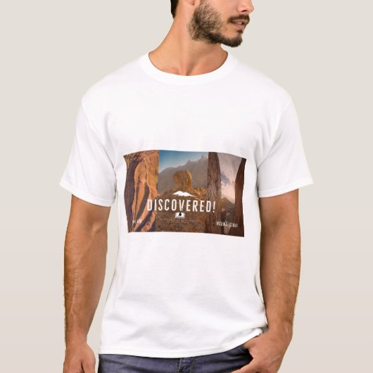 Ontdekte mediabanner t-shirt (Voorkant)