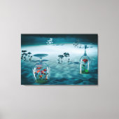 Ontdooid – Broos leven bewaard Canvas Afdruk (Voorkant)