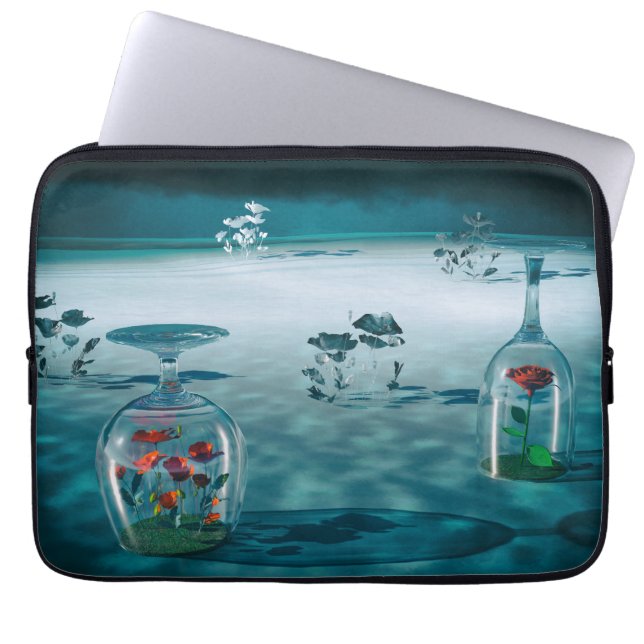Ontdooid – Broos Leven Bewaard Laptop Sleeve (Voorkant)