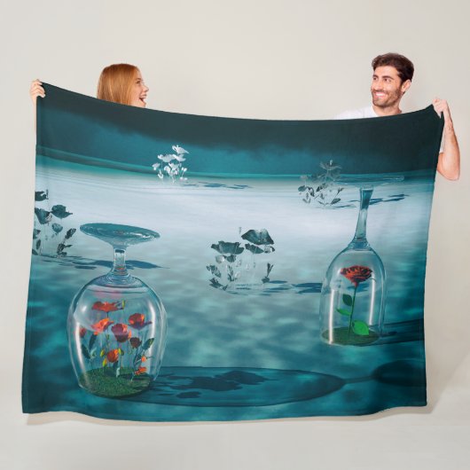 Ontdooid – Kwetsbaar leven bewaard Fleece Deken (In situ)
