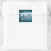 Ontdooid – Kwetsbaar leven bewaard Vierkante Sticker (Tas)