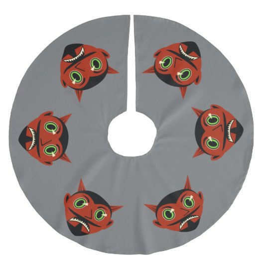  ontdooide polyesterboomrok kerstboom rok (Voorkant)