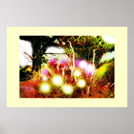 Ontdopt hout poster (Voorkant)