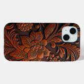 Ontdopt leder Case-Mate iPhone case (Achterkant (horizontaal))