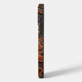 Ontdopt leder iPhone hoesje (Linkerkant)