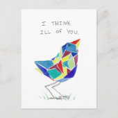 Ontevreden Briefkaart (Voorkant)