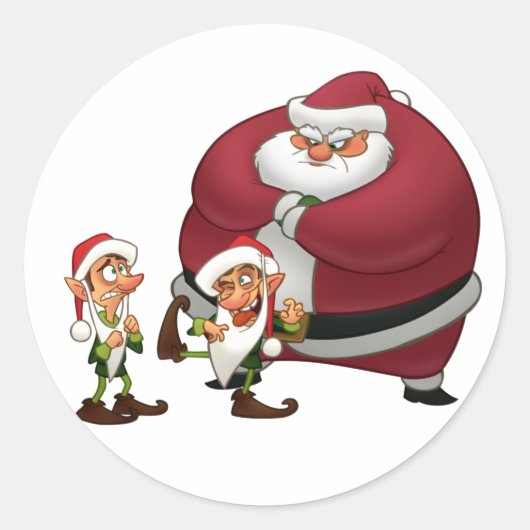 Ontevreden Elfen Stickers (Voorkant)