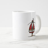 Ontevreden Kerstman Grote Koffiekop (Voorkant rechts)