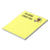 Ontevreden werknemer Face Grumpey Notitieblok (Linkerzijde)