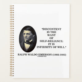 Ontevredenheid is het gebrek aan zelfredzaamheid v planner