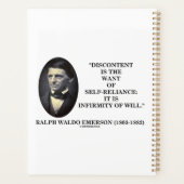 Ontevredenheid is het gebrek aan zelfredzaamheid v planner (Achterkant)