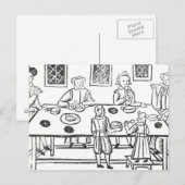 Ontginning thuis, van de ballades van Roxburghe Briefkaart (Voorkant / Achterkant)
