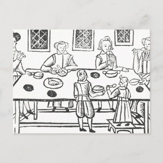 Ontginning thuis, van de ballades van Roxburghe Briefkaart (Voorkant)