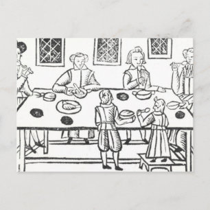 Ontginning thuis, van de ballades van Roxburghe Briefkaart