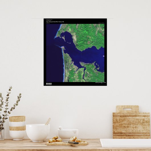 Ontgoocheling van de cape, WA Poster (Keuken)