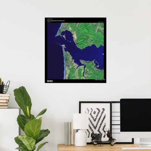 Ontgoocheling van de cape, WA Poster (Thuiskantoor)