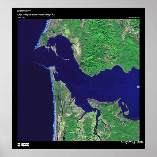 Ontgoocheling van de cape, WA Poster (Voorkant)