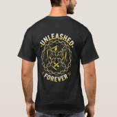 Ontgordelde Wolf Shirt – Fierce Alpha Wolf  (Achterkant)
