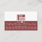 Ontgrendel Beauty Rewards: Smoky Topaz Haarsalon Klantenkaartje (Voorkant)