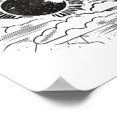 Ontgrendel de kracht met uw astrologie-Poster! Poster (Hoek)