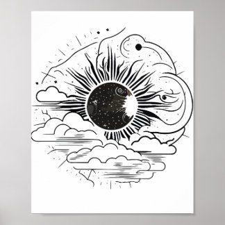 Ontgrendel de kracht met uw astrologie-Poster! Poster
