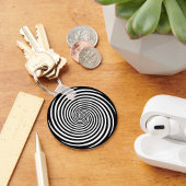 Ontgrendel de magische hypnose spiraal sleutelhanger