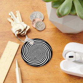 Ontgrendel de magische hypnose spiraal sleutelhanger