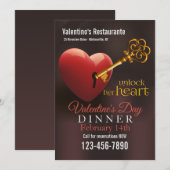 Ontgrendel de promotie van Her Heart Valentijns Kaart (Voorkant / Achterkant)