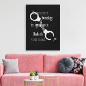 Ontgrendel je achterhaalde canvas afdruk (Insitu (Woonkamer))