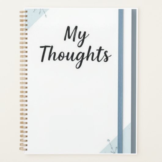 Ontgrendel je creativiteit: mijn gedachtendagboek planner (Voorkant)