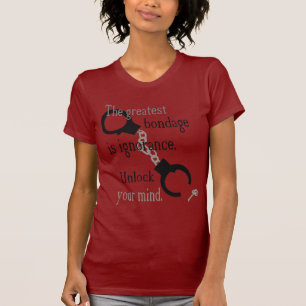 Ontgrendel je geest, rode dames, T-shirt