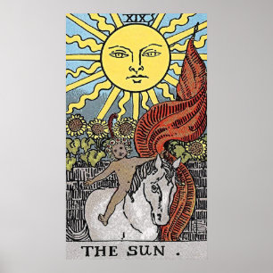 Ontgrendel je lot:  Tarot Kaart Poster