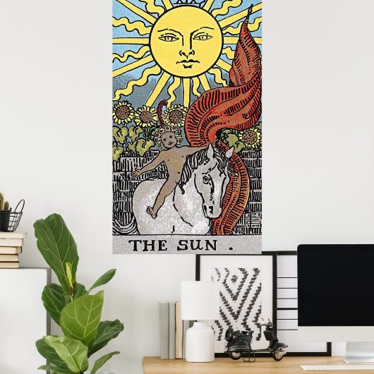 Ontgrendel je lot:  Tarot Kaart Poster (Thuiskantoor)