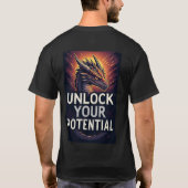 Ontgrendel Je Potentieel Draak T-shirt (Achterkant)