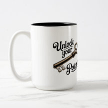 Ontgrendel Je Potentieel - Vintage Sleutel Motivat