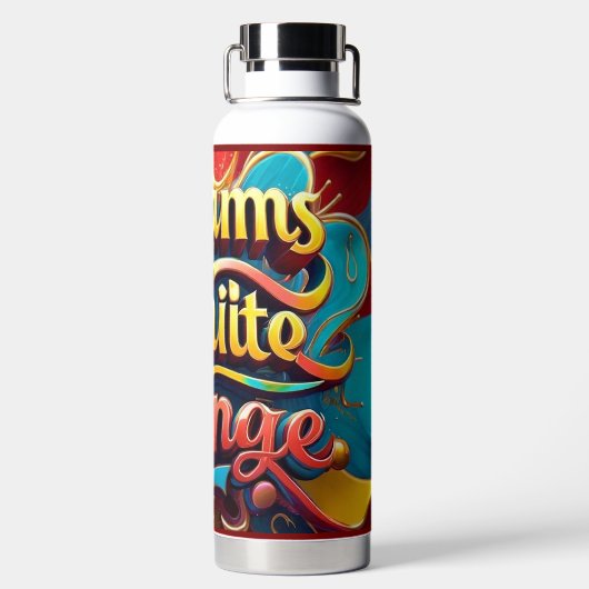 "Ontgrendel je potentieel" Waterfles (Achterkant)