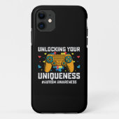 Ontgrendel je unieke autistische gamer Case-Mate iPhone case (Achterkant)