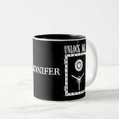 Ontgrendel me  kluisje tweekleurige koffiemok (Voorkant rechts)