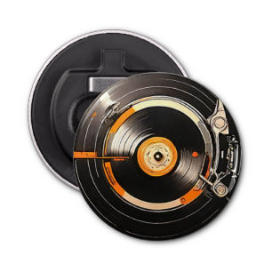 Ontgrendel nostalgie:  vinyl button flesopener