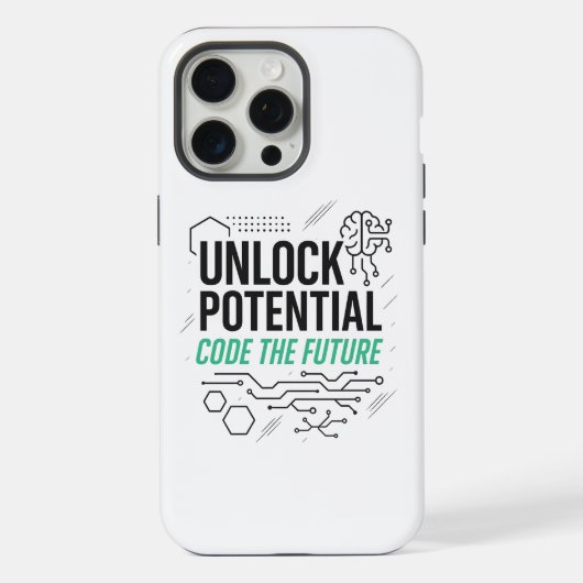 Ontgrendel potentiële toekomstige Hoesjes van code iPhone Hoesje (Achterkant)