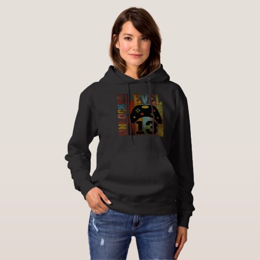 ONTGRENDELD NIVEAU 13 HOODIE (Voorkant volledig)