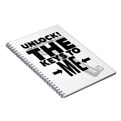 Ontgrendelen! De sleutels tot mij Notitieboek (Rechterzijde)